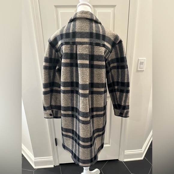 Rails Jaro Jacket Plaid Oversized Buffalo Print Coat Cozy Shacket L - Picture 8 of 14